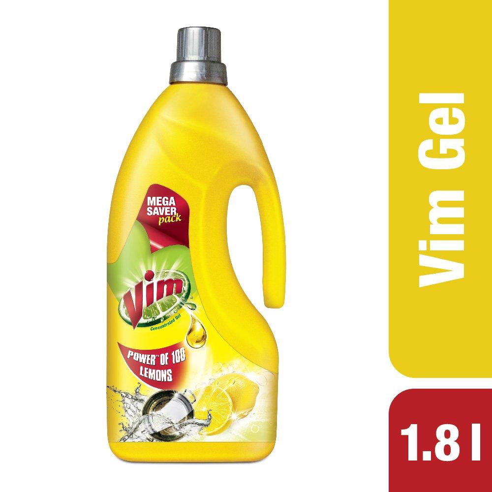 Vim Dishwash Gel, Lemon