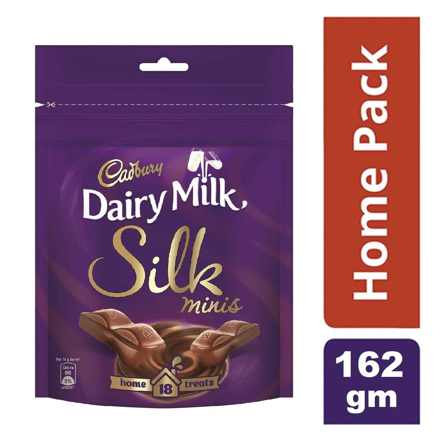 Cadbury Dairy Milk Silk Chocolate Home Treats, 162 g