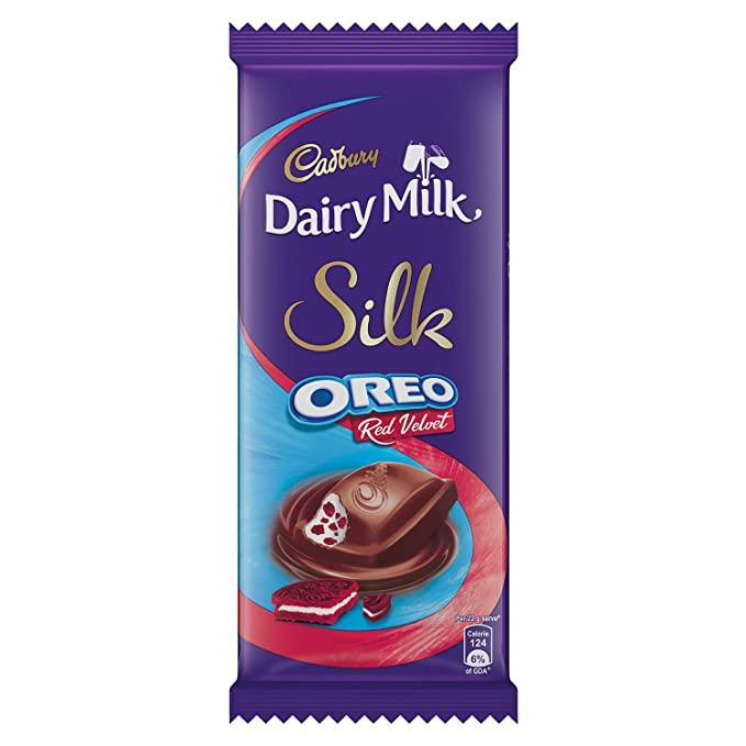 Cadbury Dairy Milk Silk Oreo Red Velvet Chocolate |130 gm