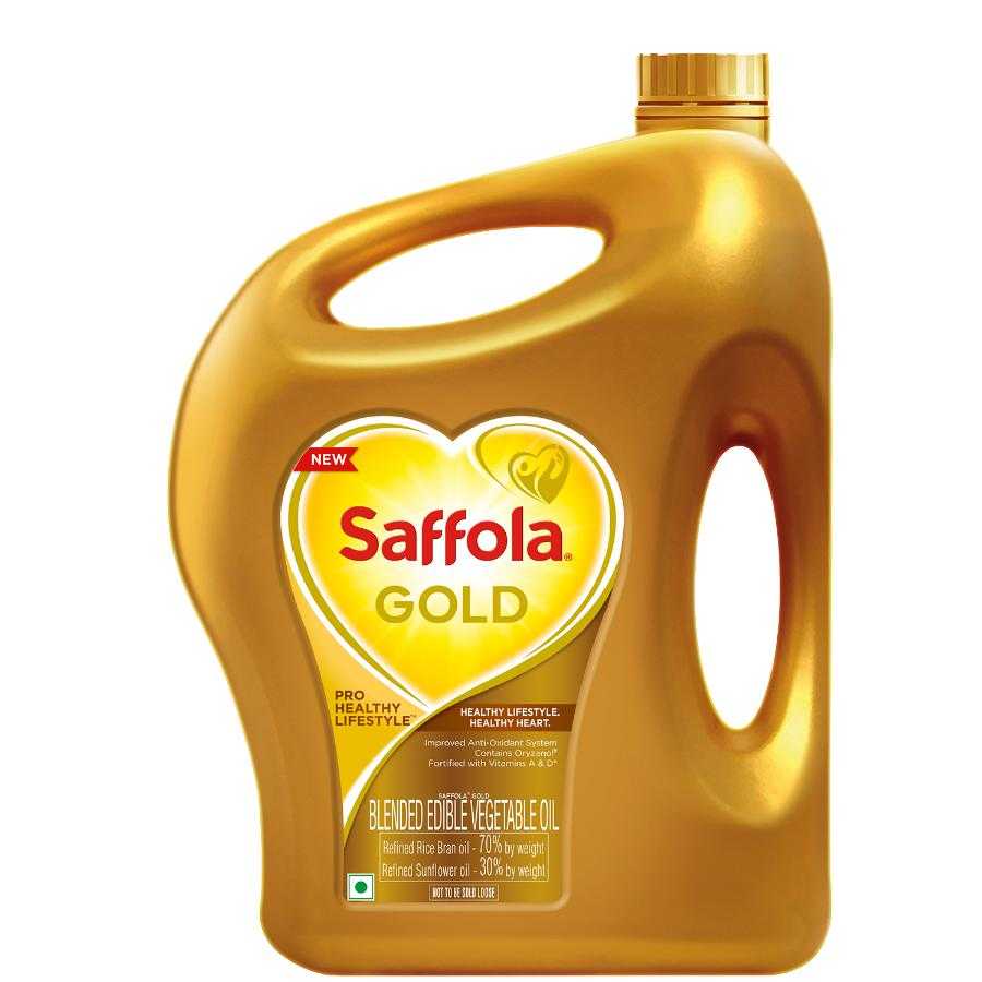 Saffola Gold - Pro Healthy Lifestyle Edible Oil, 2 L Jar