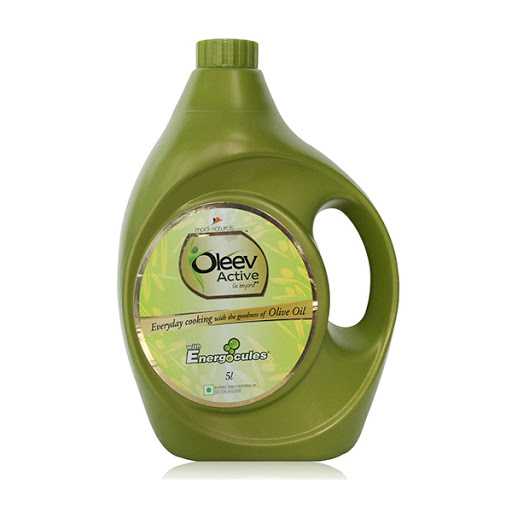 Oleev Active, with Goodness of Olive Oil Jar, 5 L