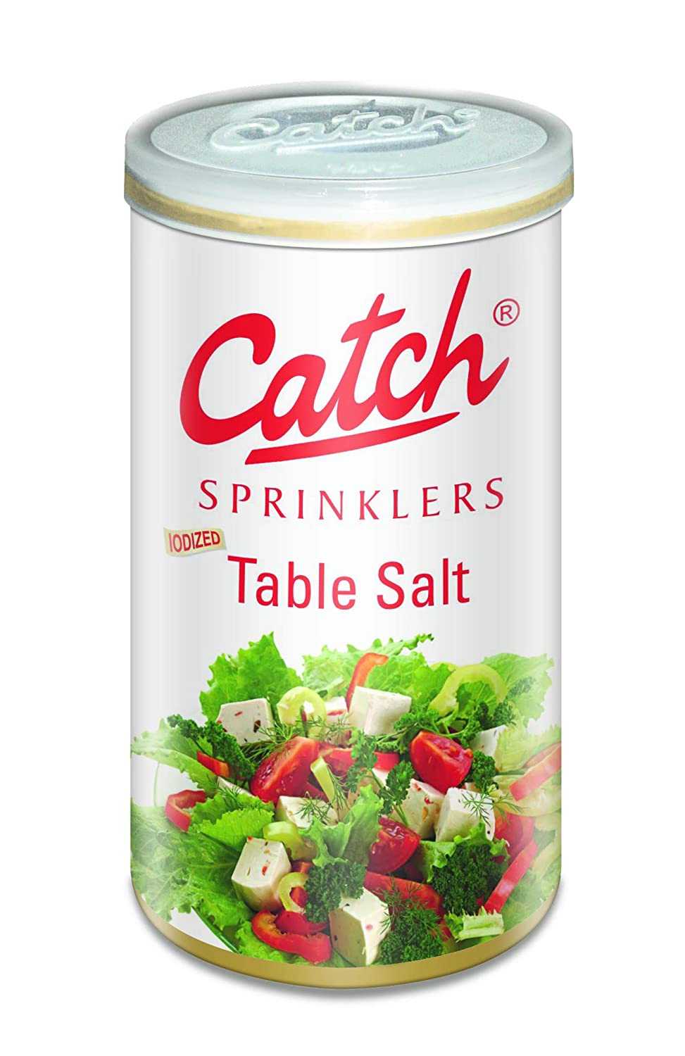 Catch Sprinklers Iodized Table Salt