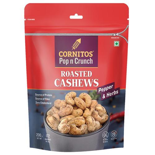 Cornitos Roasted Cashews - Crack Pepper