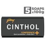 Cinthol Confidence Plus Soap - Buy 4 Get 1 Free - Brand Offer |5x100 gm