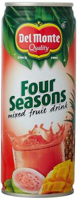 Del Monte Four Seasons Mixed Fruit Drink (Can) |240 ml