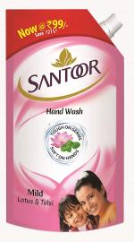 Santoor Mild Gentle Hand Wash |750ml