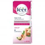 Veet Half Body Waxing Kit for Normal Skin |8 Strips